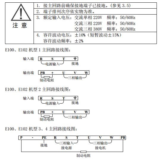 变频器的安装和连线